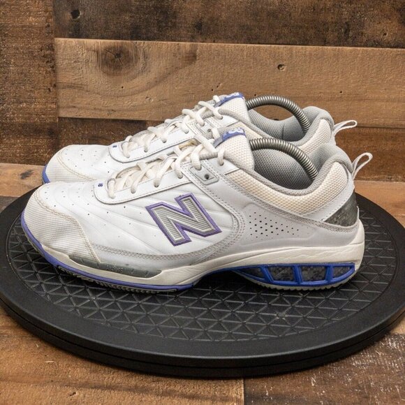 NEW BALANCE 806 WOMENS ATHLETIC SHOES WHITE LEATHER RUNNING WALKING SIZE 11D - Picture 5 of 9